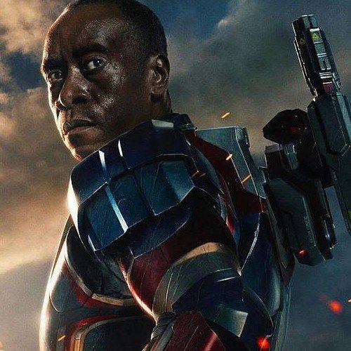 Iron Man 3 War Machine Poster with Don Cheadle in His Iron Patriot Armor