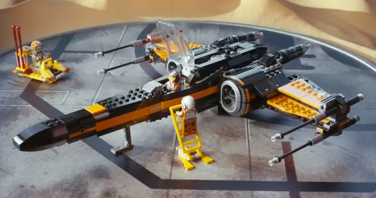 Star Wars 7 LEGO Commercial Shows Poe's X-Wing in Action