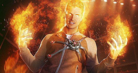 The Flash Firestorm Superhero Fight Club Poster
