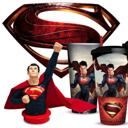 Man of Steel Cast and Concession Stand Photos