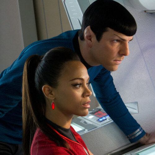 Star Trek Into Darkness Photo with Spock and Uhura