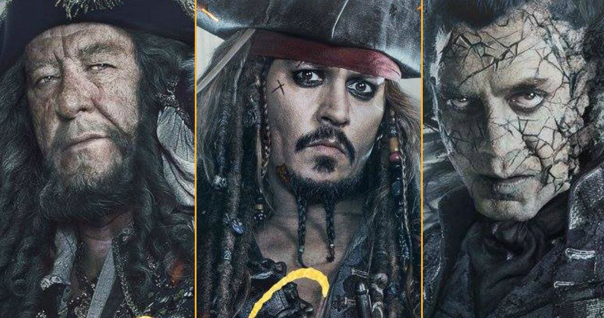 New Pirates of the Caribbean 5 Character Posters Wash Ashore