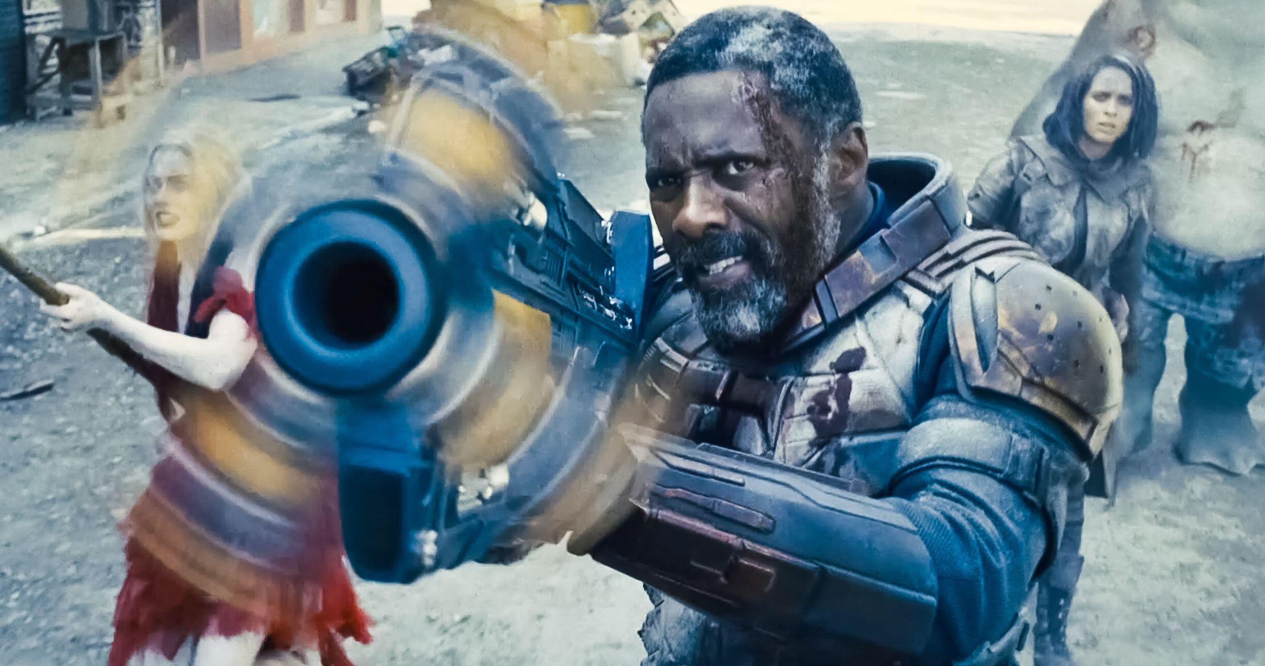 James Gunn Wishes Idris Elba a Happy Birthday with Bloodsport Behind-the-Scenes Photo
