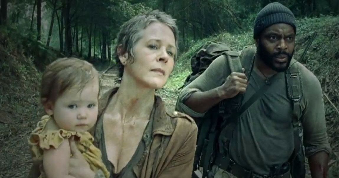 First The Walking Dead Season 5 Clip Has Carol and Tyreese Hiding from Walkers
