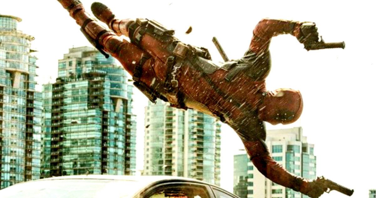 Deadpool Photo Has Ryan Reynolds Flying Over a Car