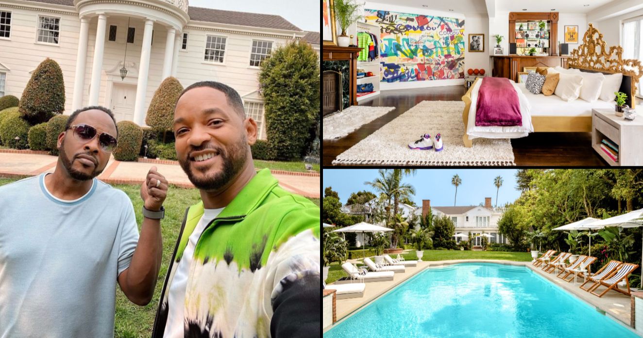 Will Smith presenta una estancia en Airbnb en la mansión Fresh Prince of Bel-Air por su 30 aniversario