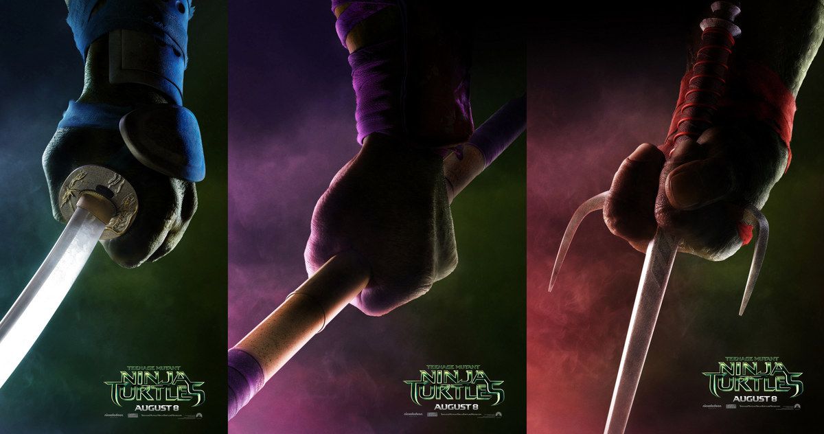 4 Teenage Mutant Ninja Turtles Teaser Posters!