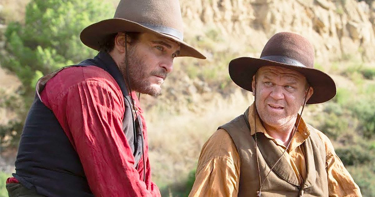 The Sisters Brothers stars Joaquin Phoenix and John C. Reilly Are Assassins on horseback