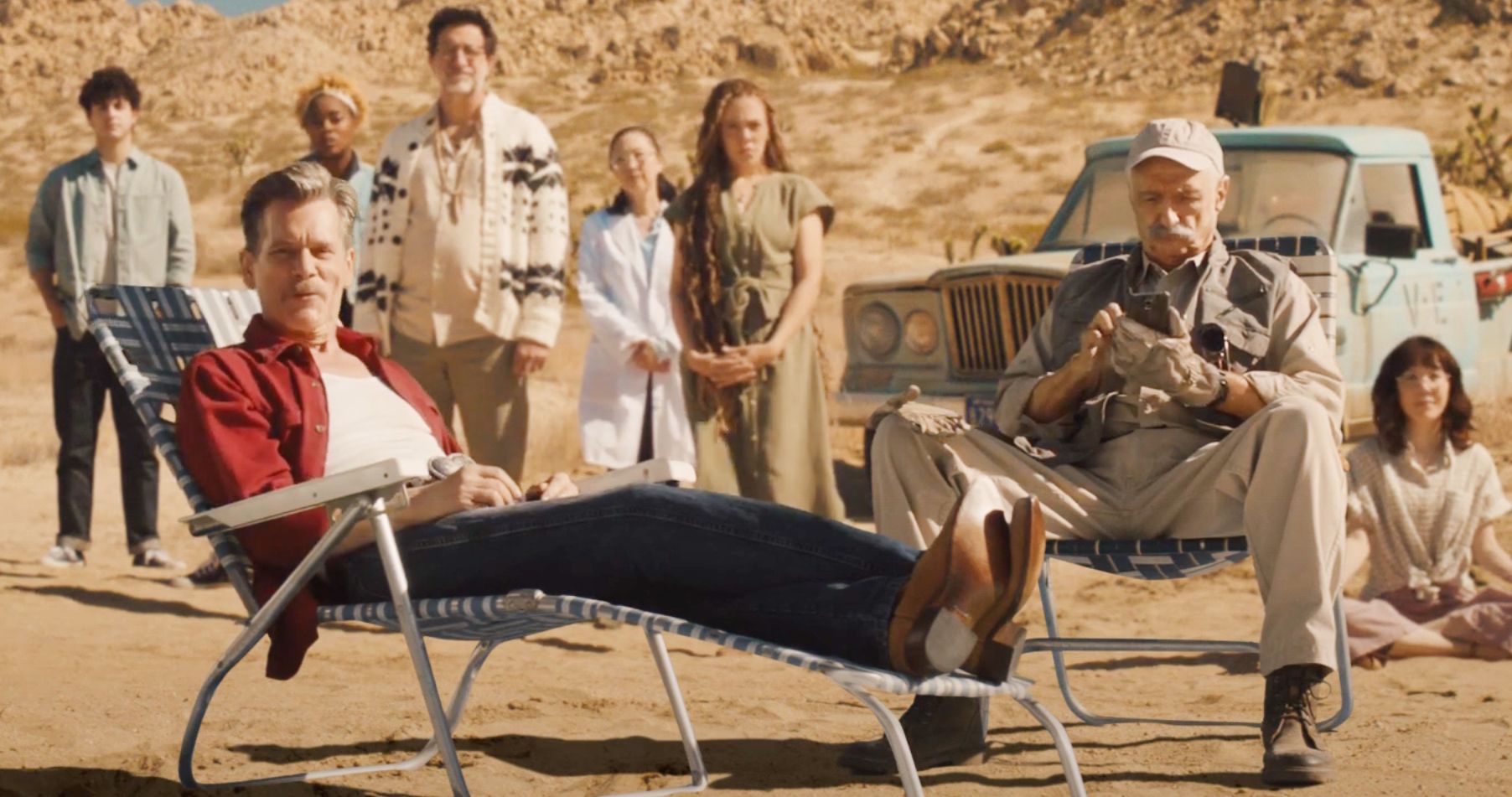 Tremors Stars Kevin Bacon &amp; Michael Gross Reunite in Perfection for New Commercial