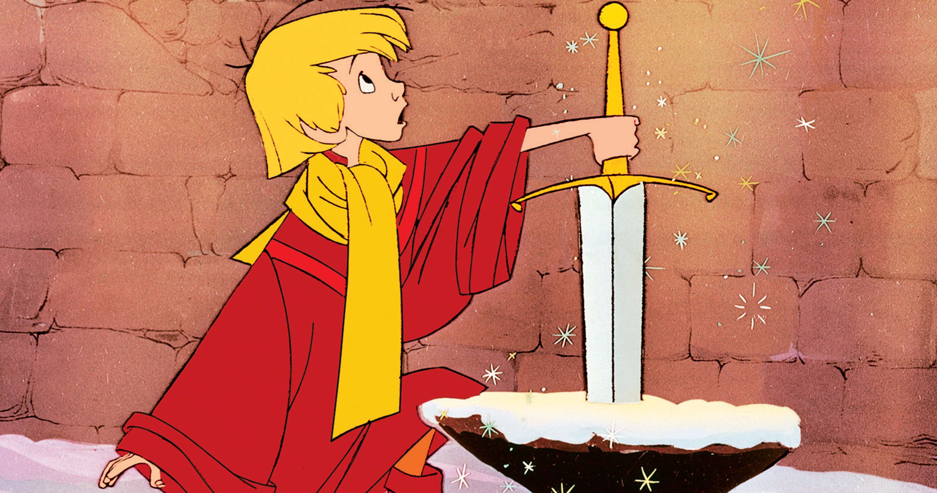 Sword in the Stone Literally Pulled Out by Surprised Disneyland Guest