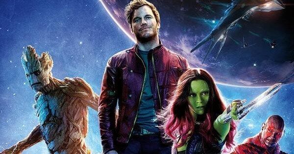 Star-Lord Leads His Team in Guardians of the Galaxy Russian Poster