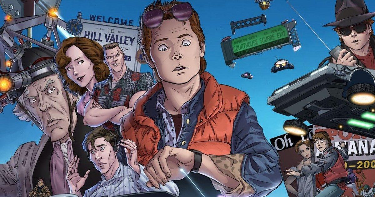 Back to the Future Comic Shows How Marty &amp; Doc First Meet