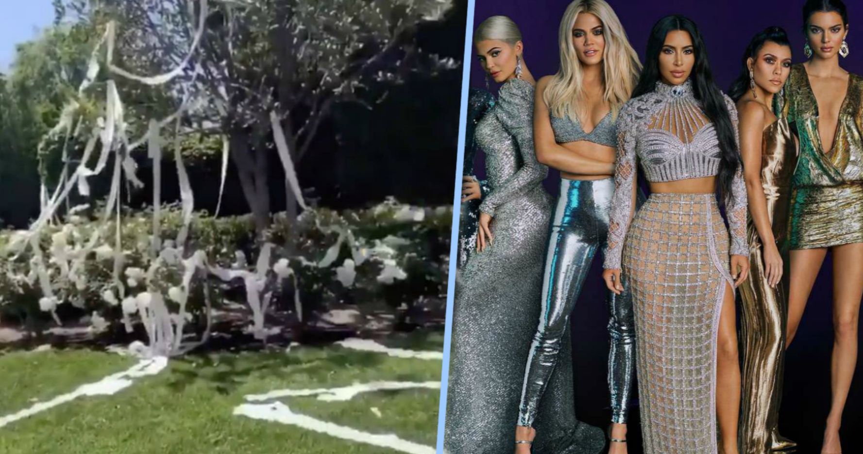 Khloe Kardashian TPs Kourtney's House, and Twitter Flames Them for Wasting Toilet Paper