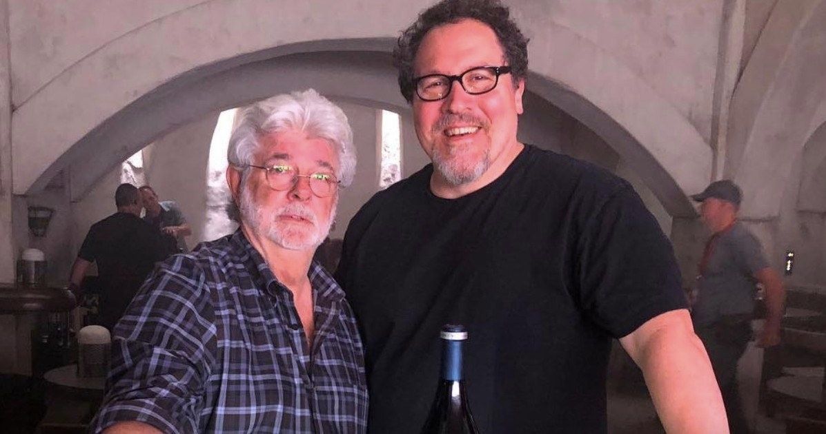 George Lucas Drops by The Mandalorian Set to Wish Jon Favreau Happy Birthday