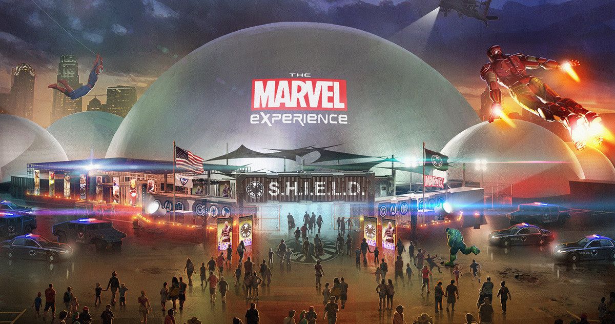 The Marvel Experience Reveals Its Multi-Dome Complex Design