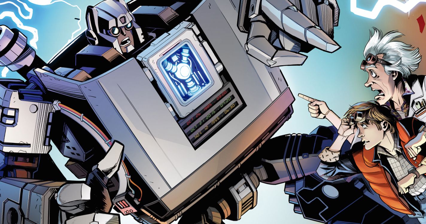 Back to the Future Meets Transformers in Comic Book Crossover Coming This  October