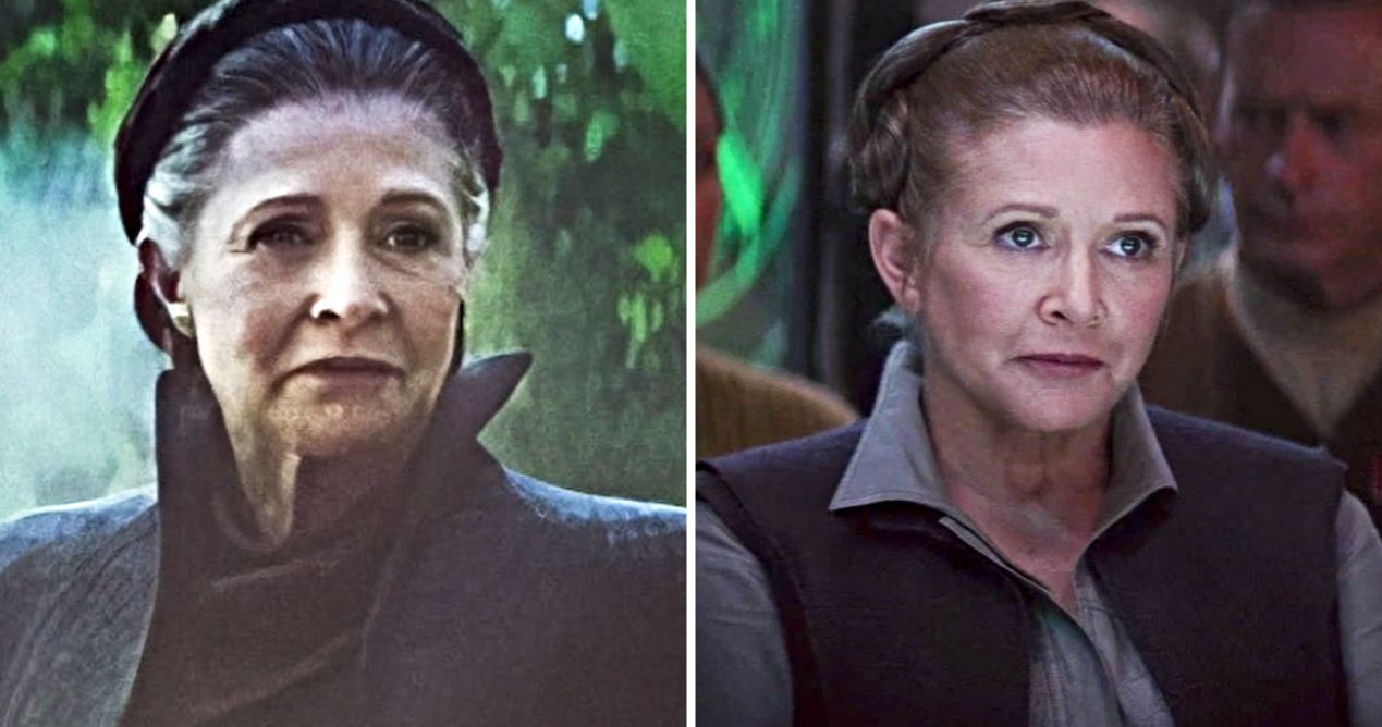 Rise of Skywalker Image Shows How Old Leia Footage Has Been Digitally Altered