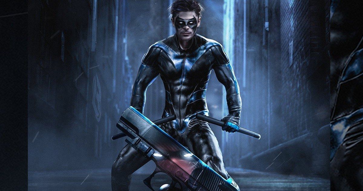 What Zac Efron &amp; Steven Yeun Look Like as Nightwing