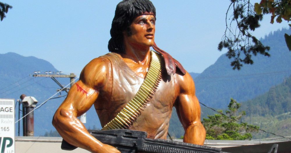 Canadian Rambo Statue Wins Sylvester Stallone's Approval