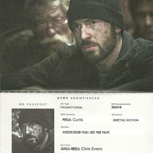 Snowpiercer Poster and Character Passport Photos