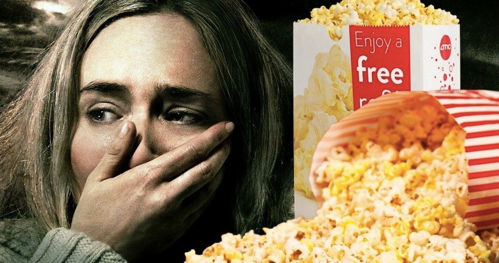 A Quiet Place Has Audiences Too Scared to Eat Their Popcorn