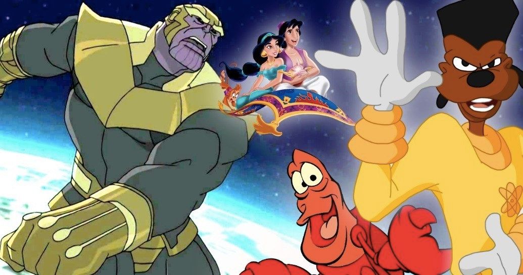 Classic Disney Characters Unite In Avengers: Infinity War Trailer Mashup