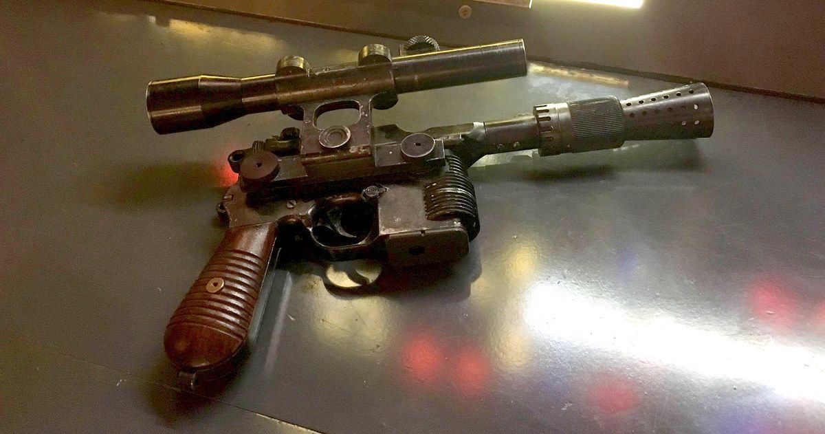 Han Solo Blaster from Next Star Wars Story Revealed