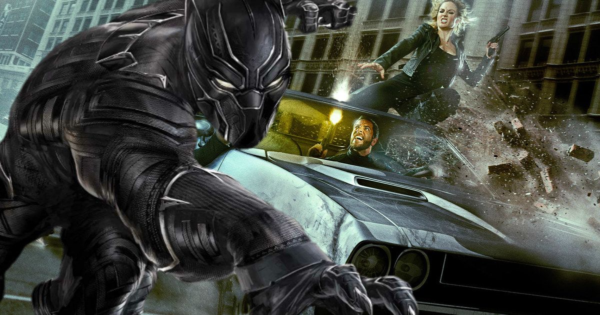 Black Panther Set Video Shows Off an Action-Packed Car Chase