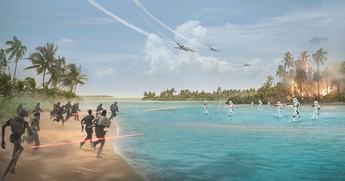 Star Wars Rogue One Footage Arrives and It's Insane