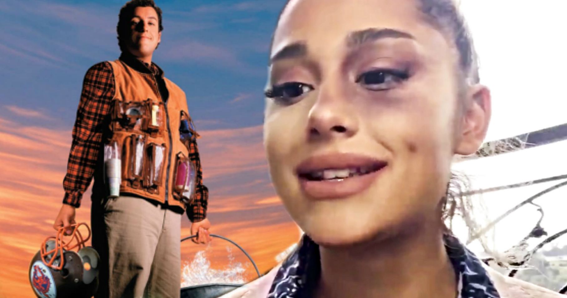 Adam Sandler Reacts to Ariana Grande's Waterboy Re-Creation