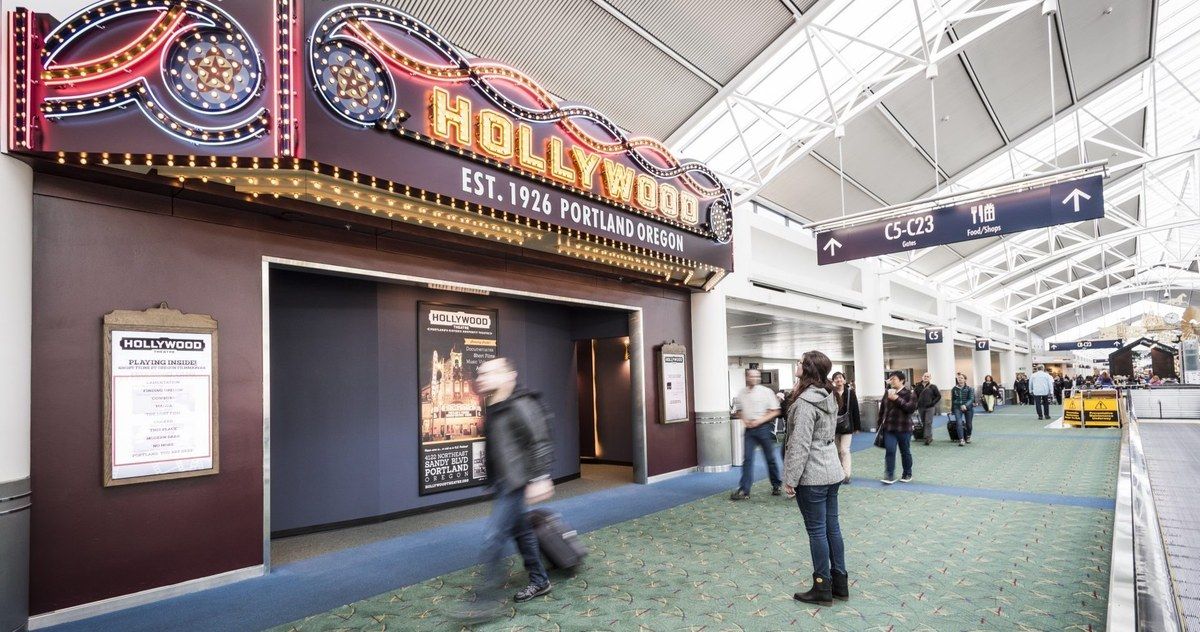 Portland Opens First Airport Movie Theater in the U.S.