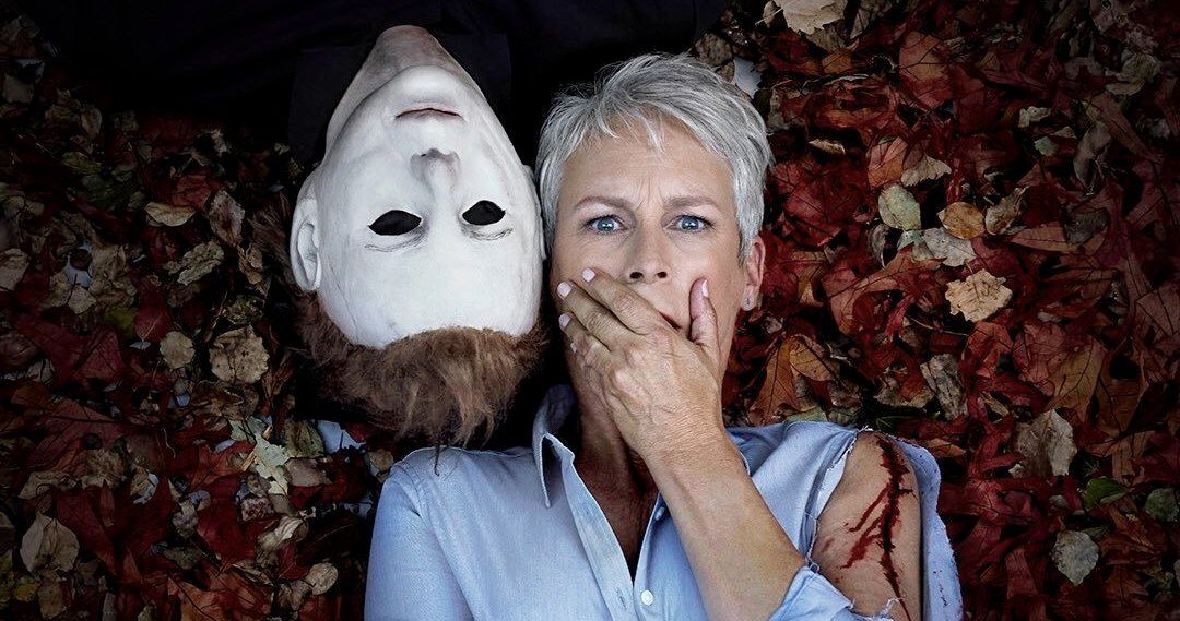 Michael Myers &amp; Jamie Lee Curtis Cozy Up in New Halloween Photo