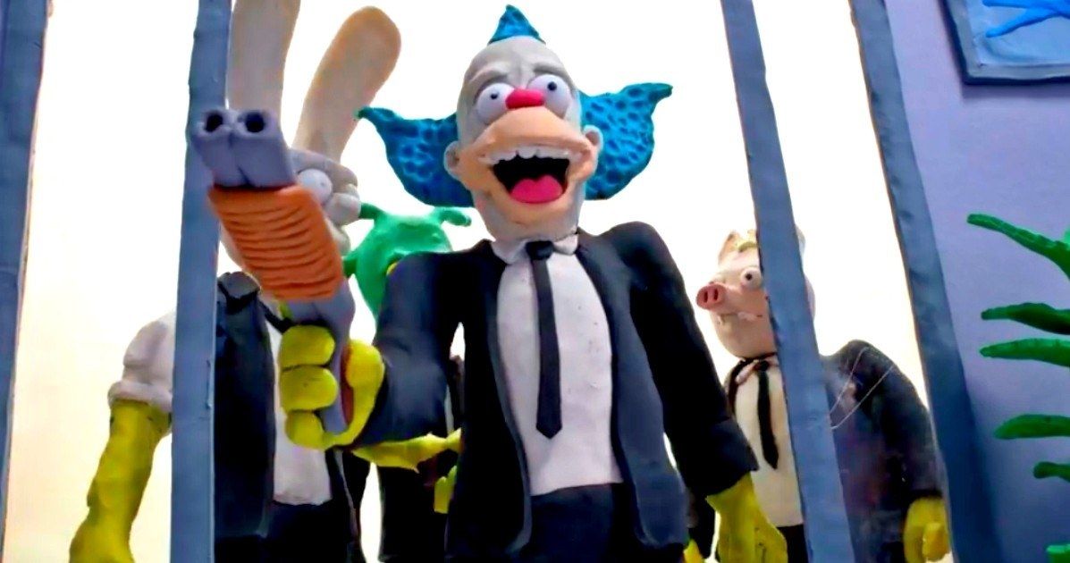 The Simpsons Go Reservoir Dogs in Fan-Made Claymation Video