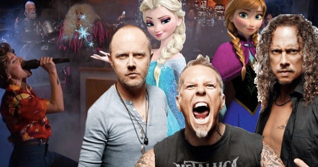 Frozen Metallica Mashup Has Kristen Bell &amp; Dave Grohl Rocking Out