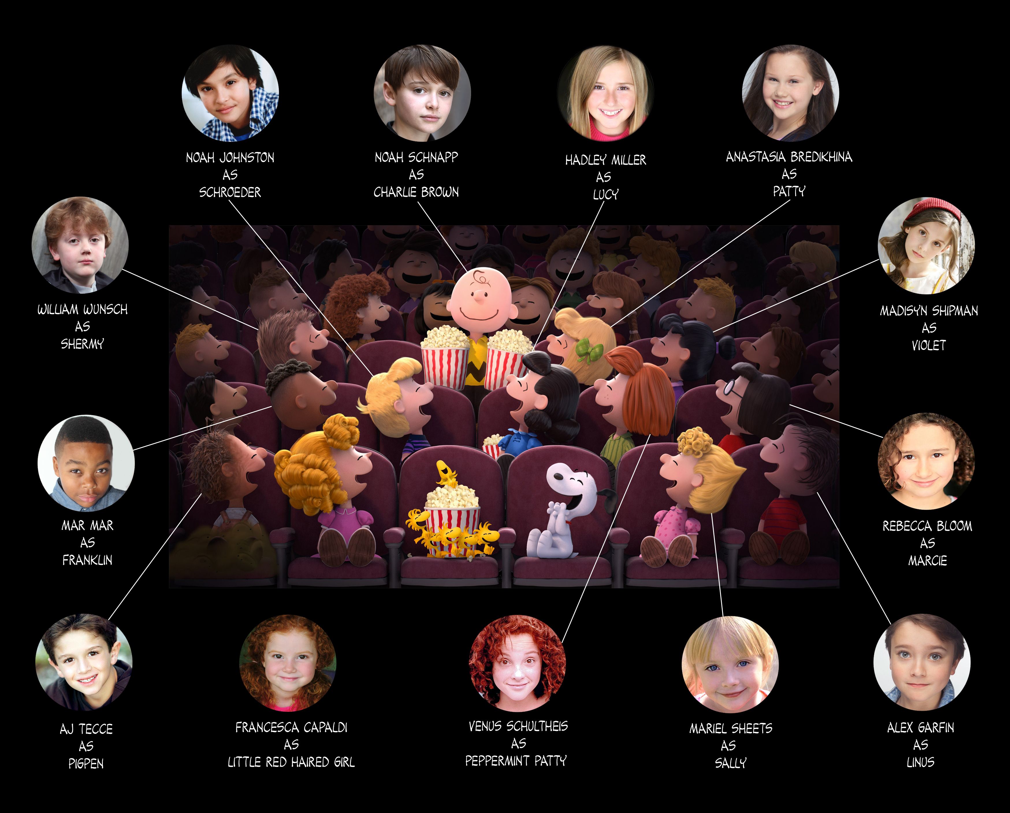 The Peanuts Movie Voice Cast Photo