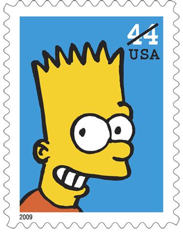 The Simpsons Postage Stamps #3