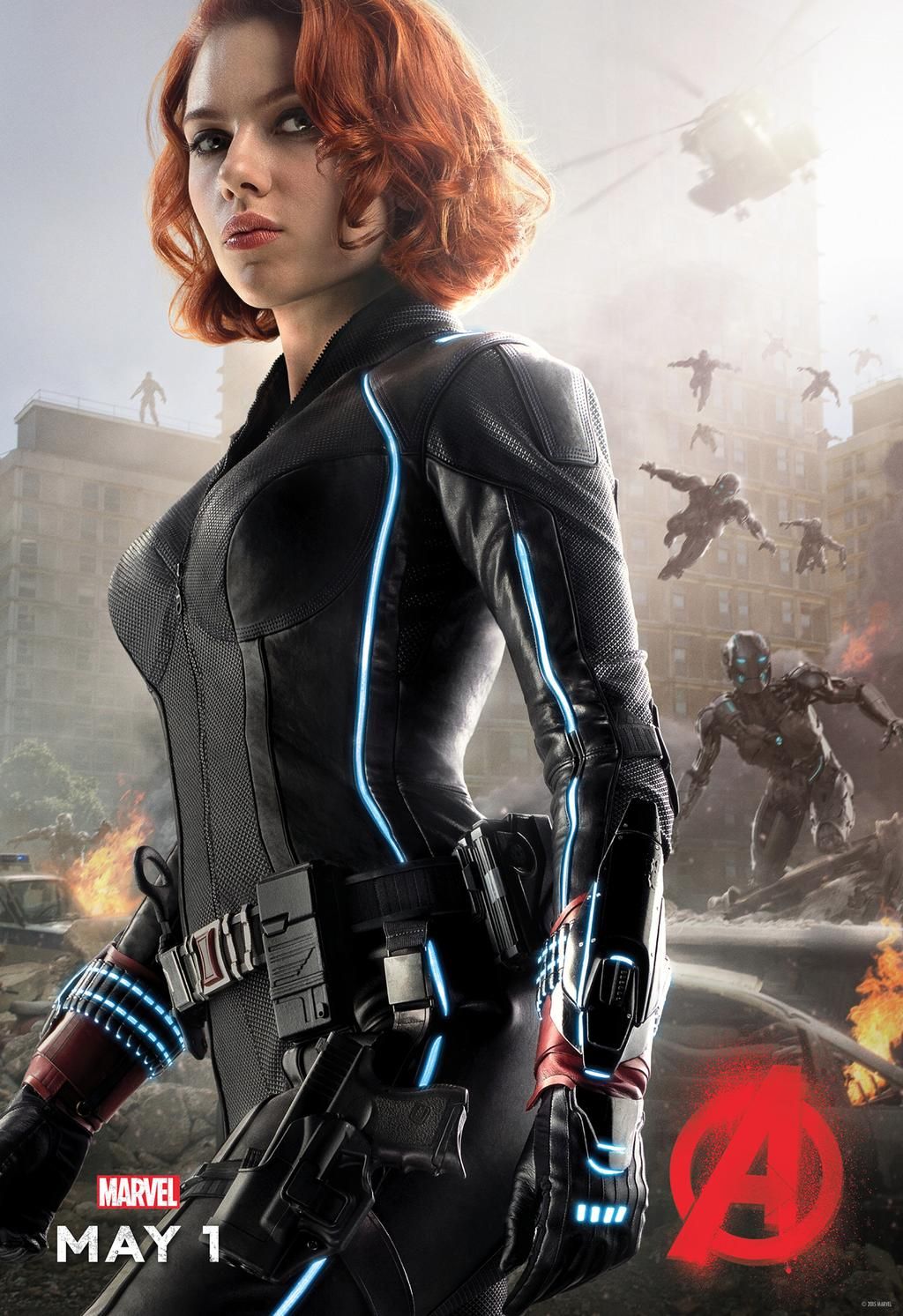 Avengers: Age of Ultron Black Widow Character Poster