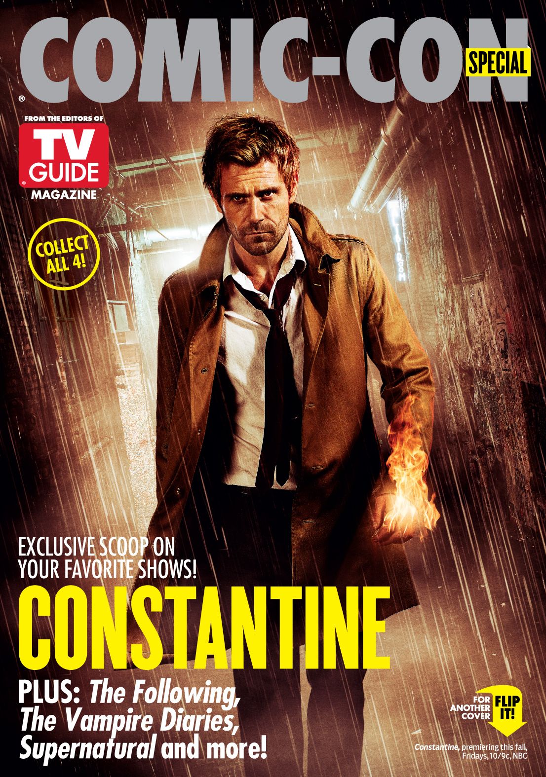 Constantine TV Guide Comic Con Cover