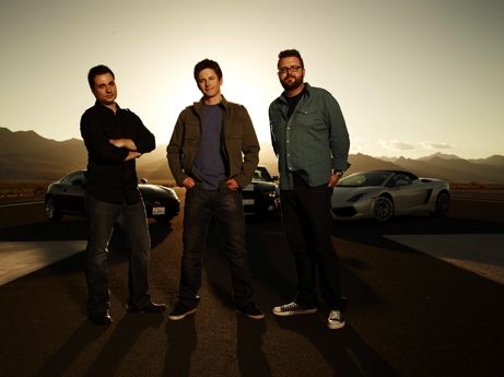 Adam Ferrara, Tanner Foust and Rutledge Wood Talk Top GearThe popular automobile TV series {0} premieres with a brand new American version on The History Channel on Sunday, November 21 at 10:00 PM ET. Co-hosts {1}, {2} and {3} recently held a conference call to discuss the new series and here's what the had to say: