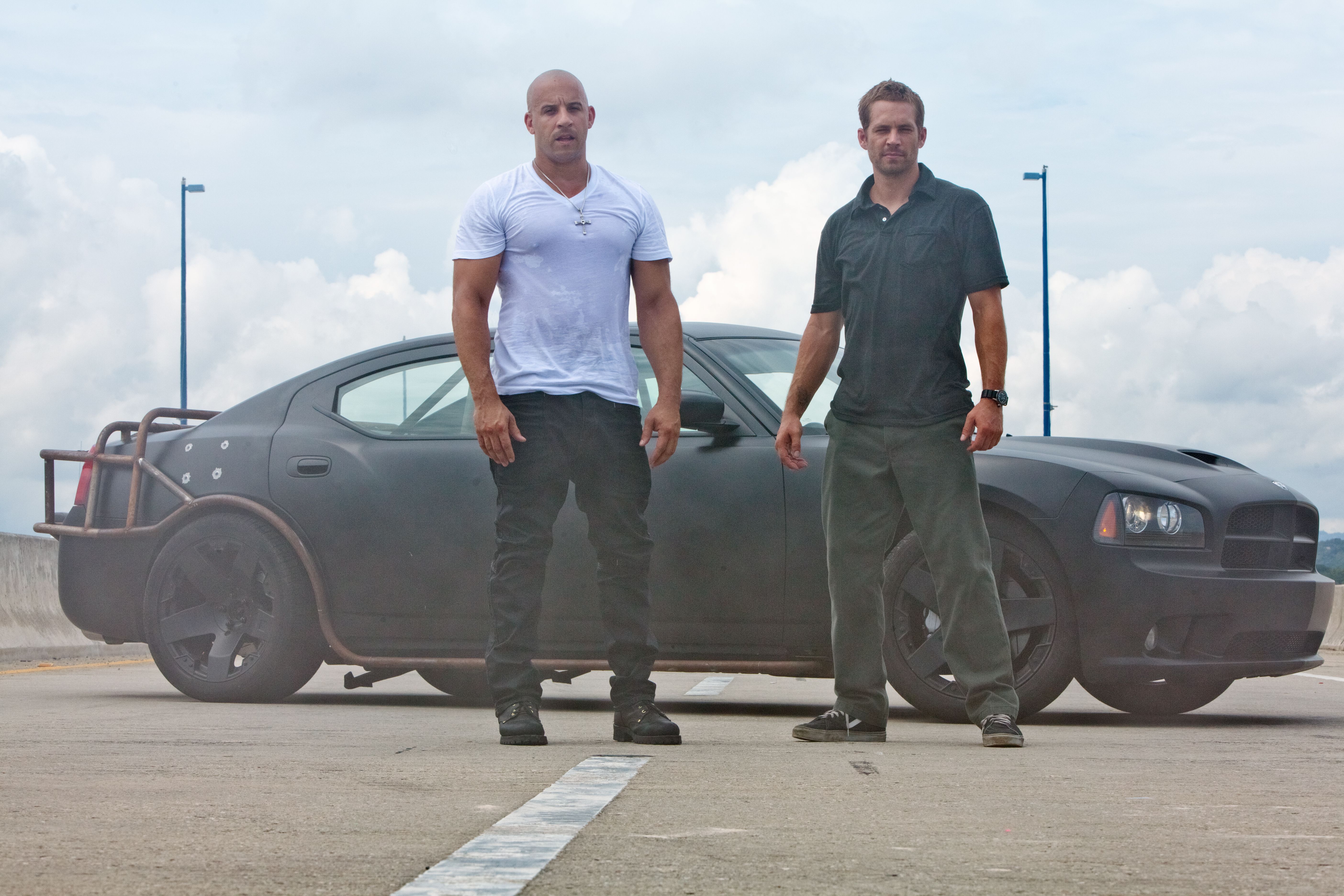 Vin Diesel and Paul Walker Fast Five