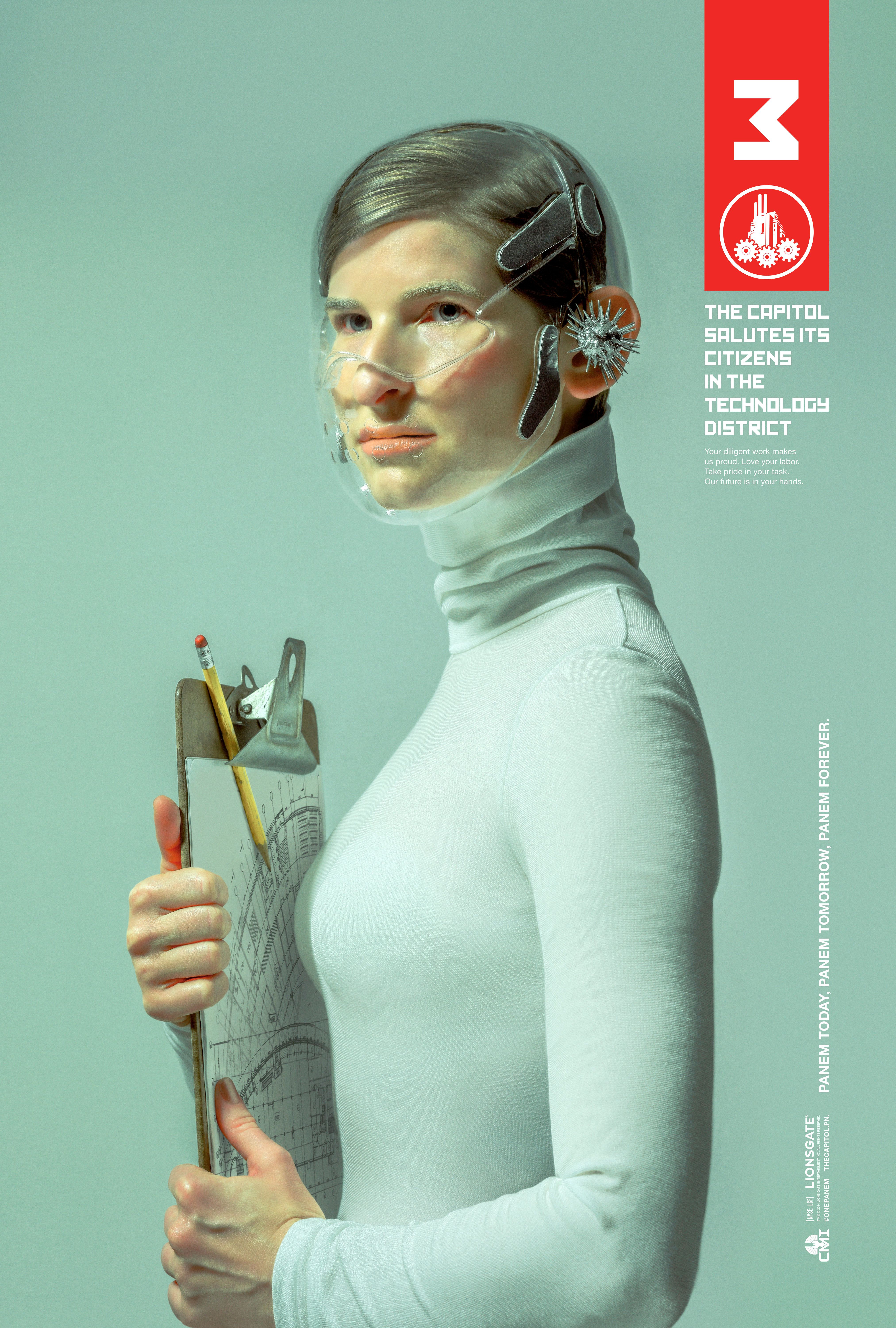 The Hunger Games: Mockingjay District 3 Hero Poster