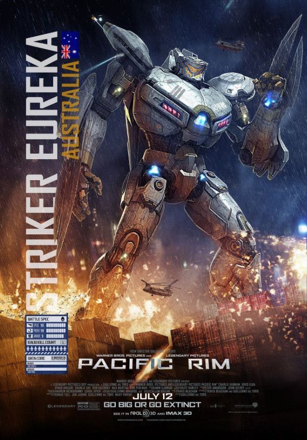 Pacific Rim Character Poster Striker Eureka
