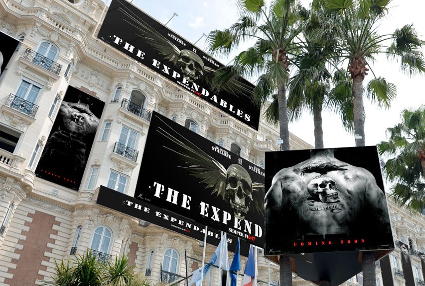 The Expendables Outdoor Art