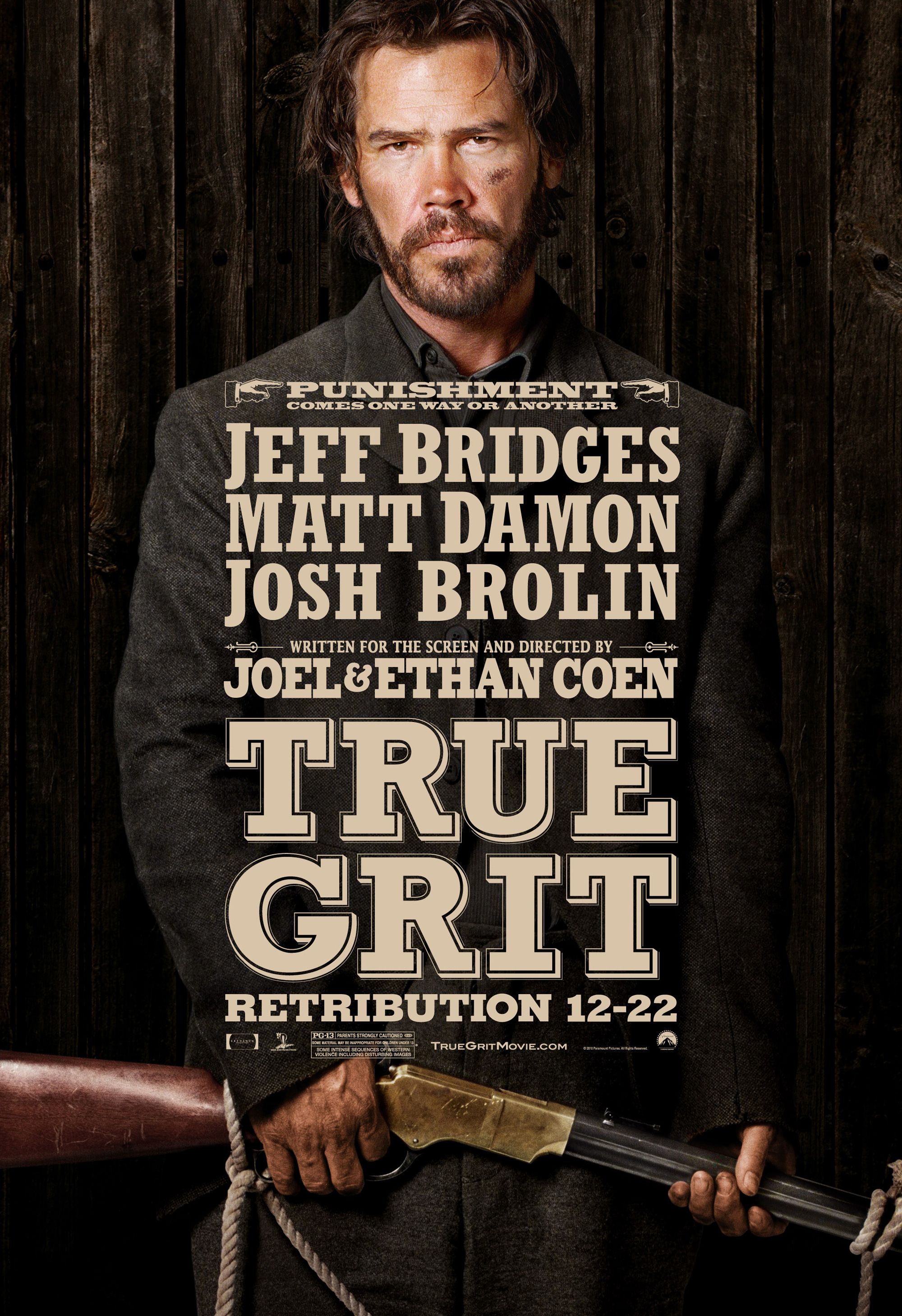 Five True Grit Character Posters