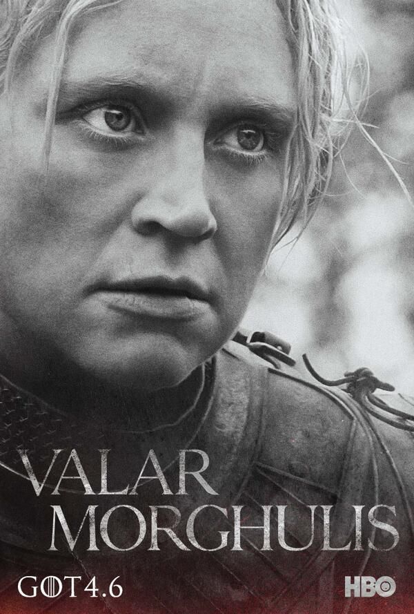 Game of Thrones Season 4 Brienne of Tarth Poster