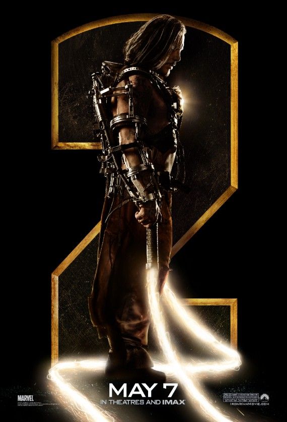 Whiplash Iron Man 2 IMAX Poster