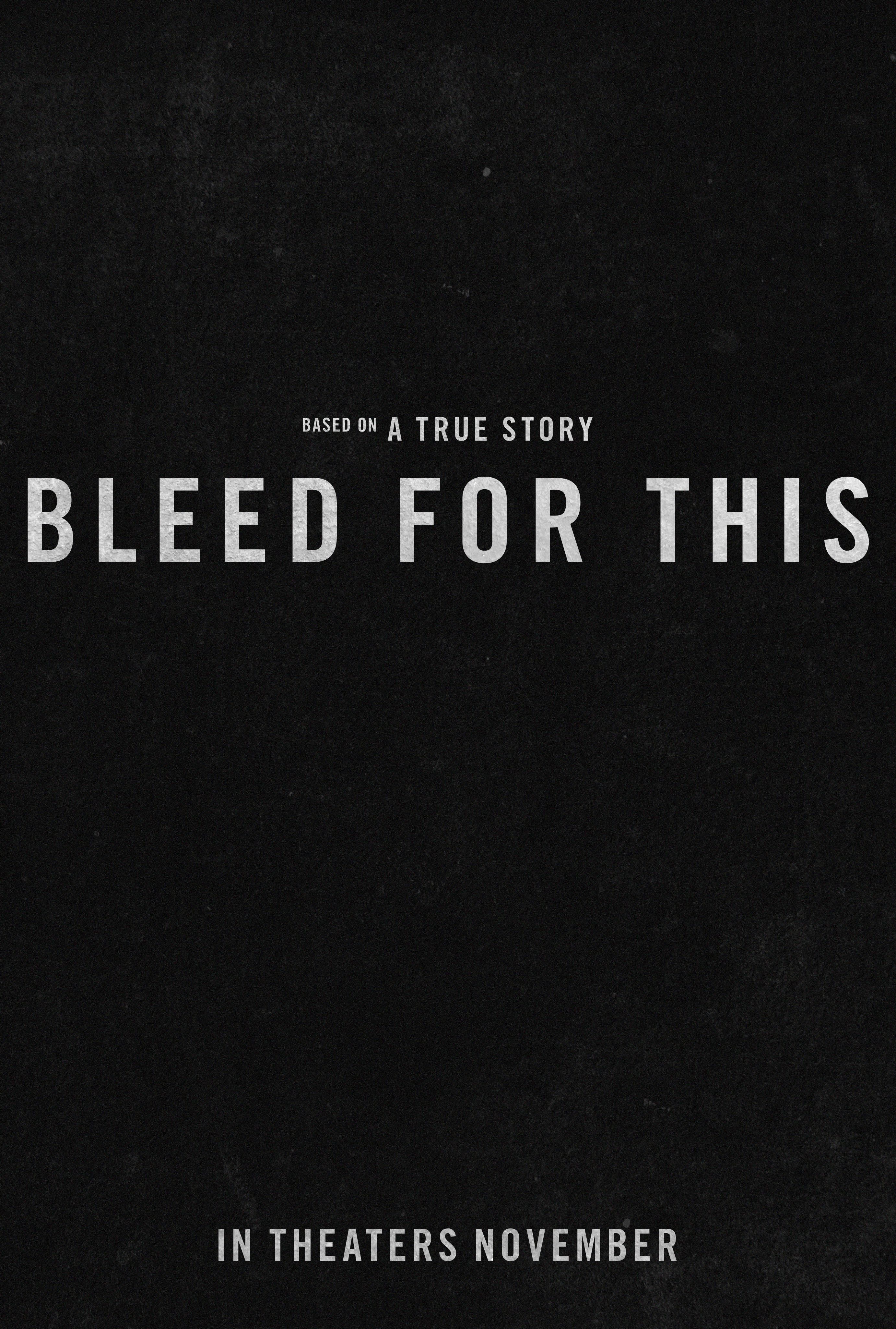 Bleed For This Poster