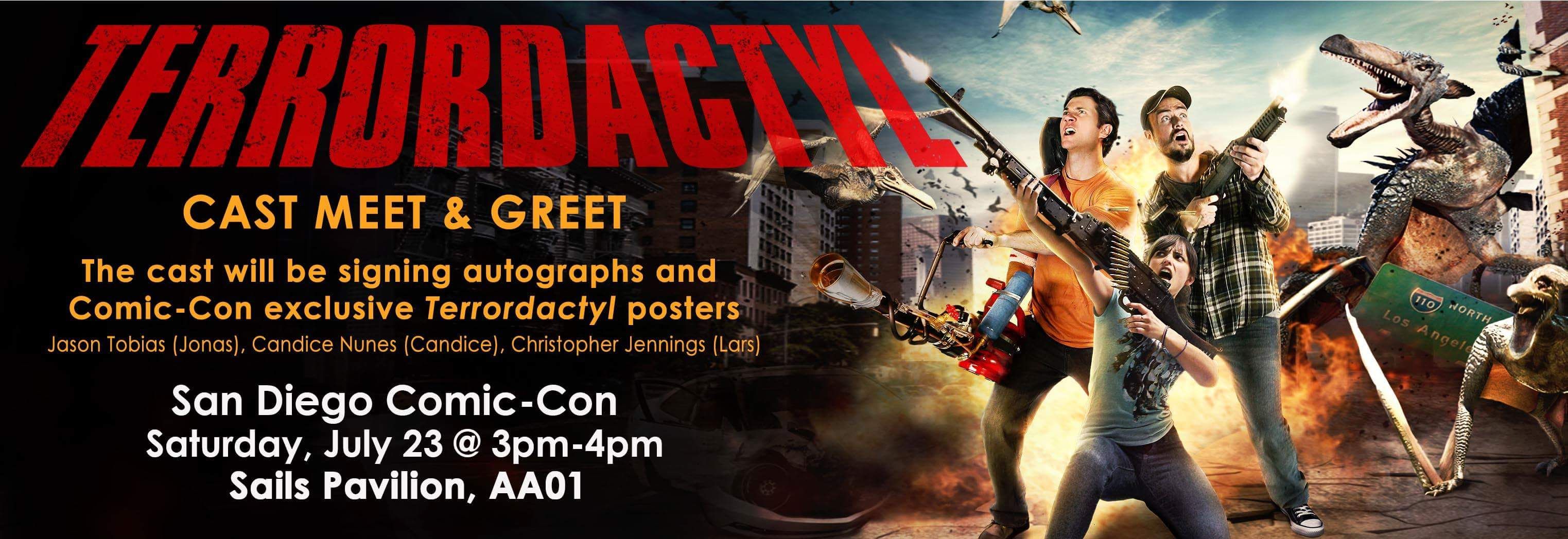 Terrordactyl Comic-Con Panel Banner