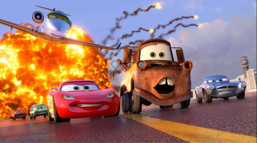 Lightning McQueen and Mater in Cars 2