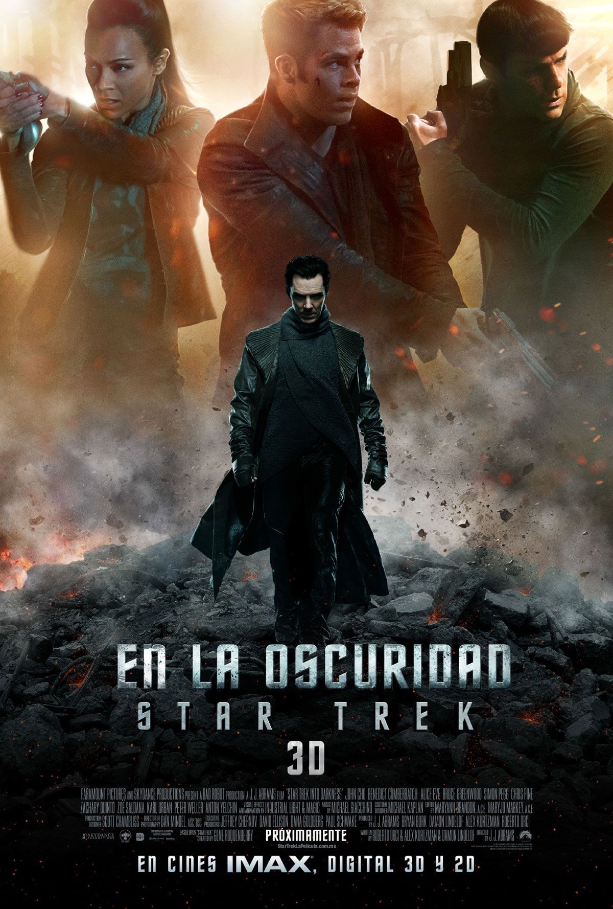 Star Trek Into Darkness Mexican Poster